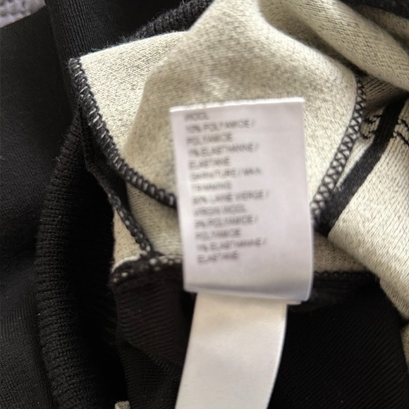 NWOT Chloe black plaid wool blend jogger pant, size S - Picture 8 of 11